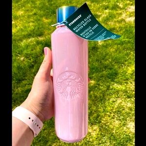 🌸 Starbucks Pink Glass Bottle!
